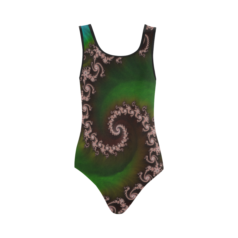 Benthic Saltlife One Piece Swimsuit - Coral Reef Treasure Hunter Vest One Piece Swimsuit (Model S04)