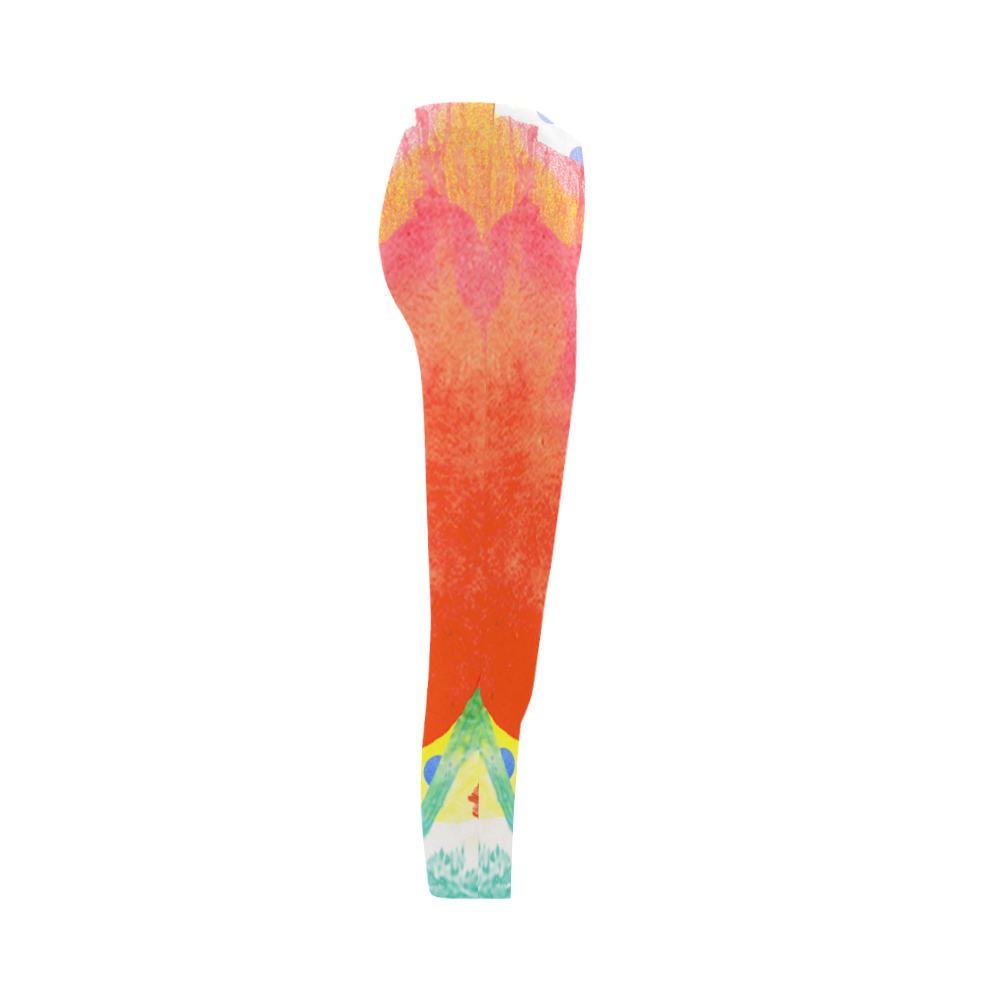Poppy and Dots Capri Legging (Model L02)
