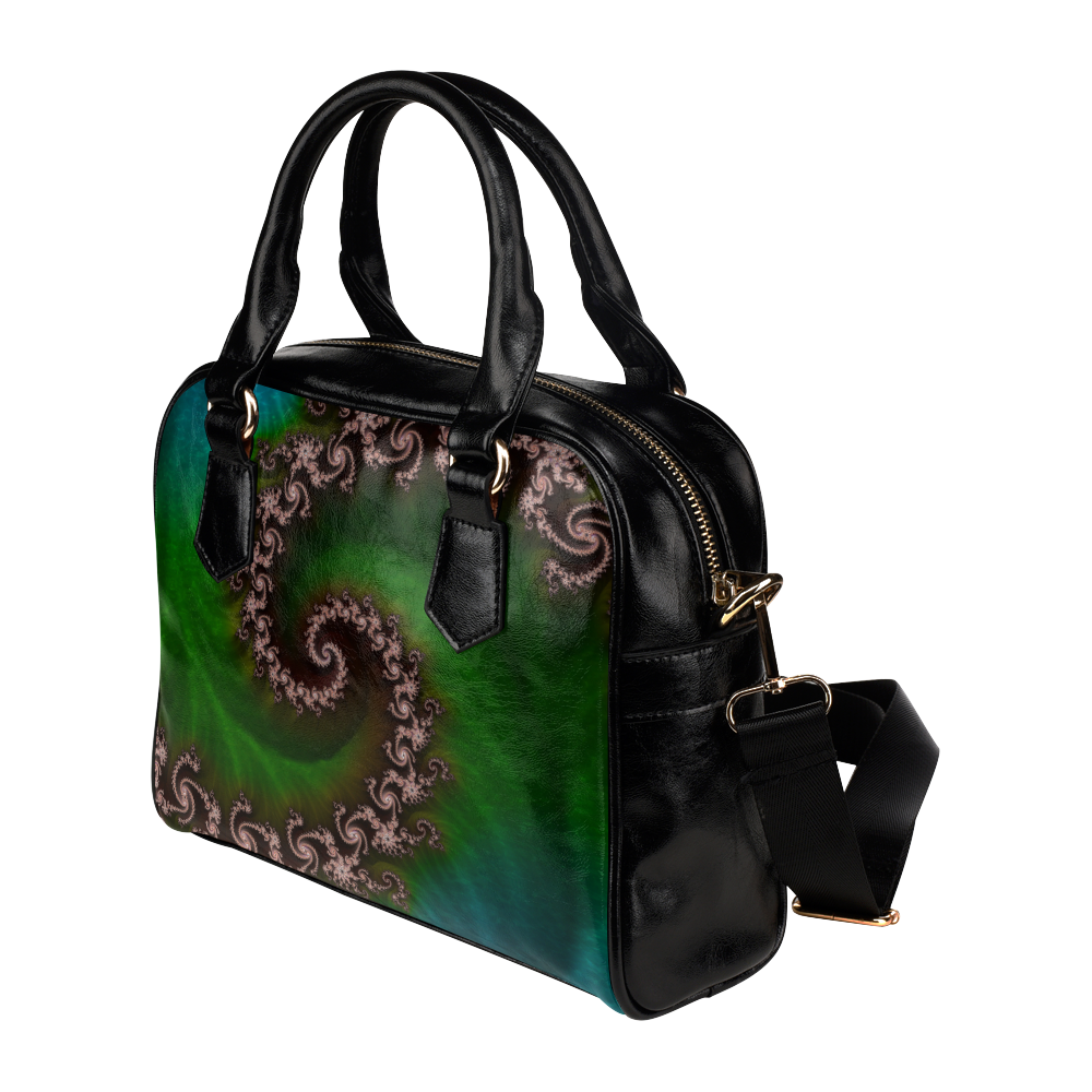 Benthic Saltlife Shoulder Bag - Coral Reef Treasure Hunter Shoulder Handbag (Model 1634)