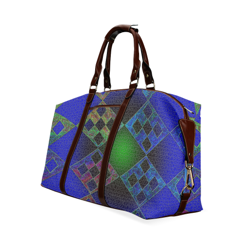 Bluish Elements Classic Travel Bag (Model 1643)