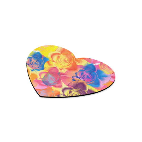 Roses Heart-shaped Mousepad