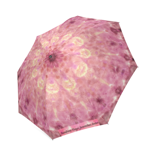 pink power Foldable Umbrella (Model U01)