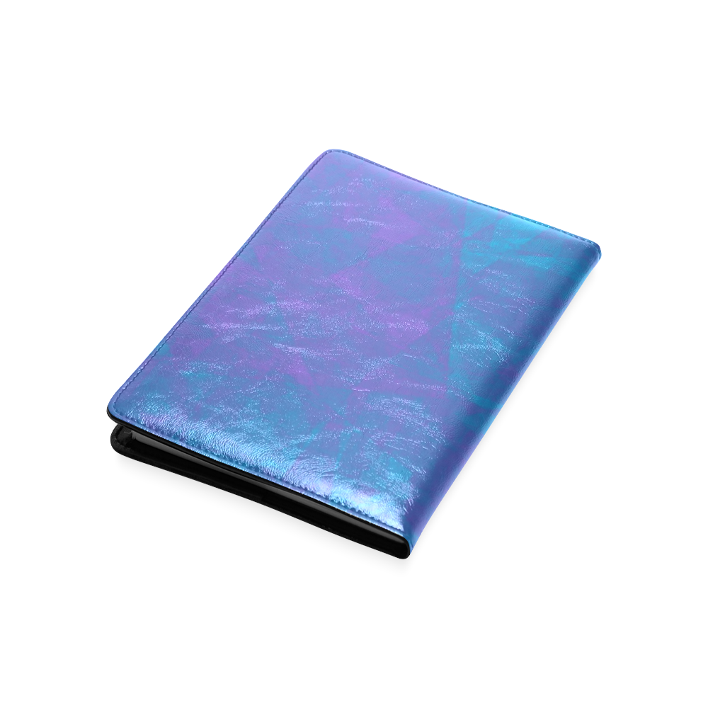 blue and purple Custom NoteBook A5