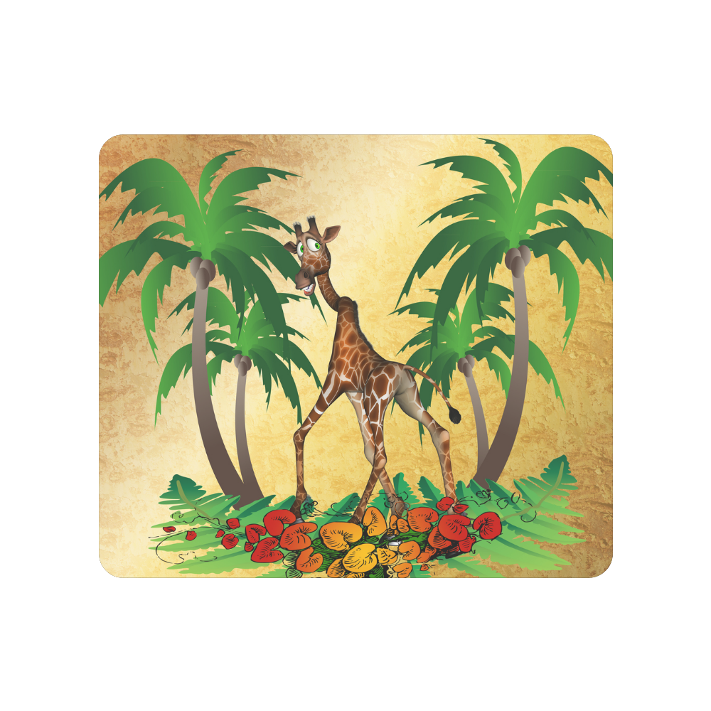 Cute giraffe with palm Men's Clutch Purse （Model 1638）