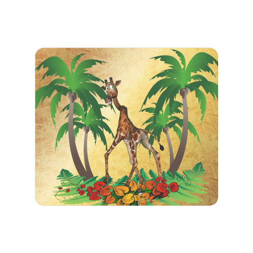 Cute giraffe with palm Men's Clutch Purse （Model 1638）