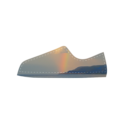 Rainbow Walk Women's Classic Canvas Shoes (Model 018)
