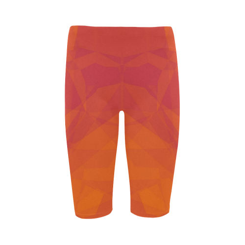 orange jello Hestia Cropped Leggings (Model L03)