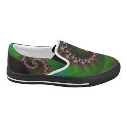 Benthic Saltlife Canvas Slip-Ons - Coral Reef Treasure Hunter Women's Slip-on Canvas Shoes (Model 019)