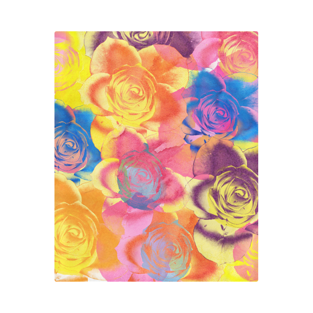 Roses Duvet Cover 86"x70" ( All-over-print)