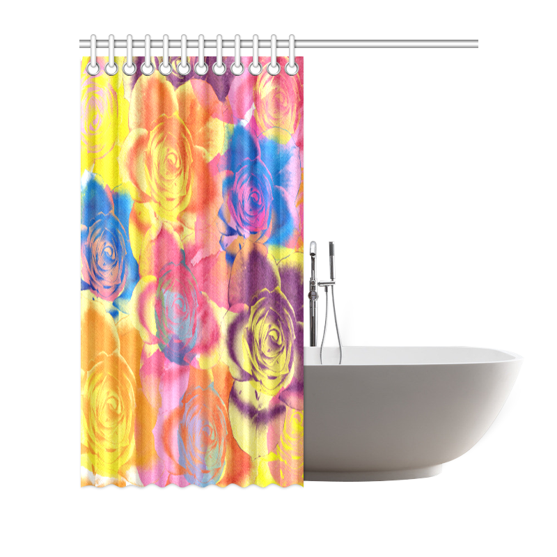 Roses Shower Curtain 66"x72"