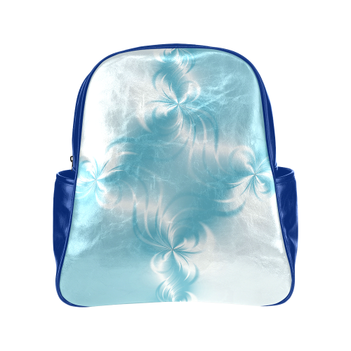 Twisted Blue Pearl Multi-Pockets Backpack (Model 1636)
