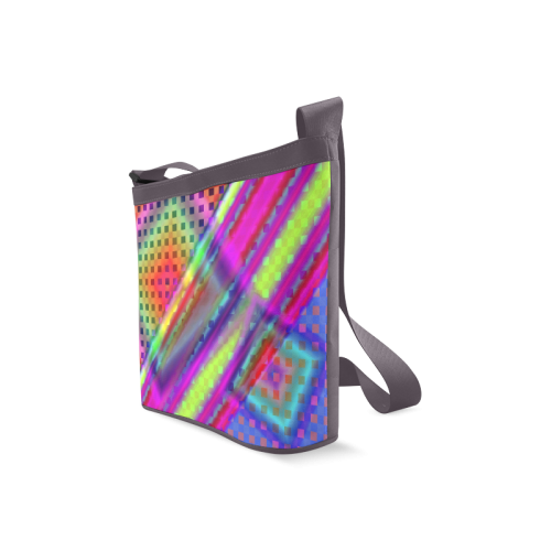 Plaid Design 3D Colours Crossbody Bags (Model 1613)