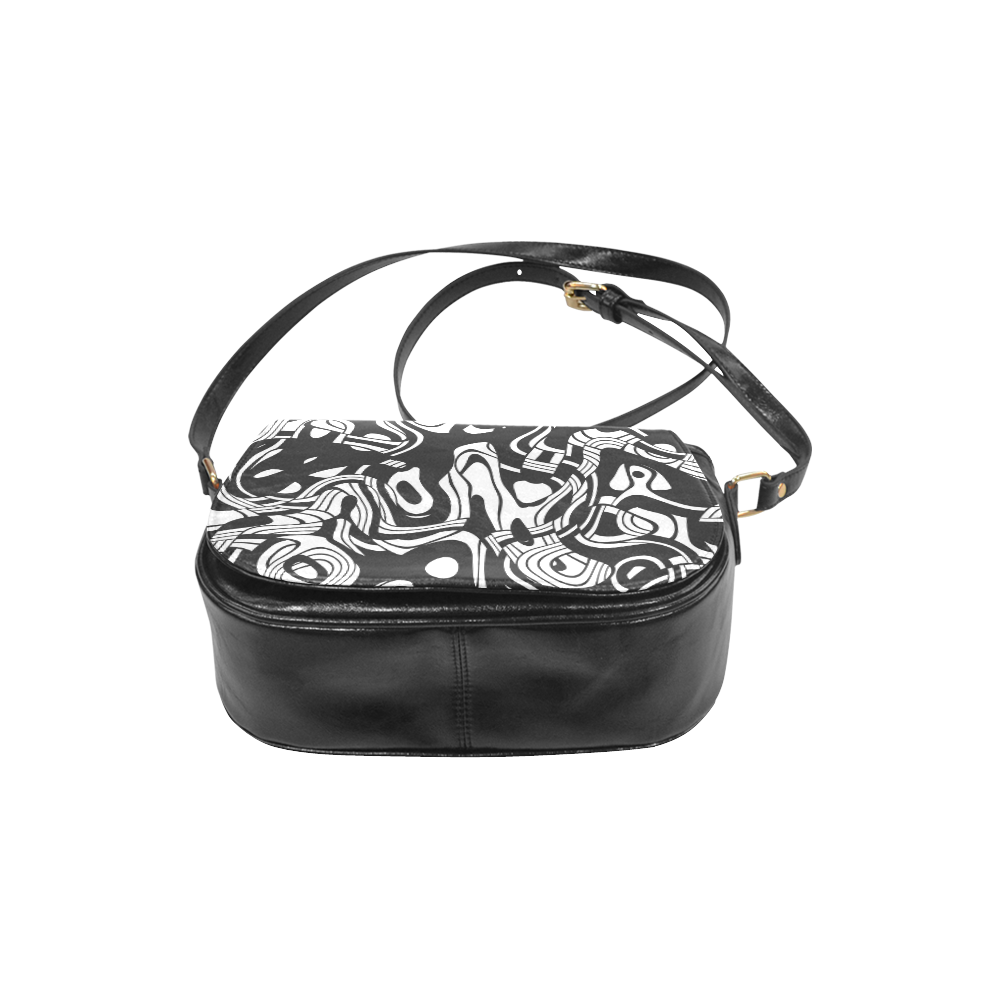 squiggly Classic Saddle Bag/Large (Model 1648)