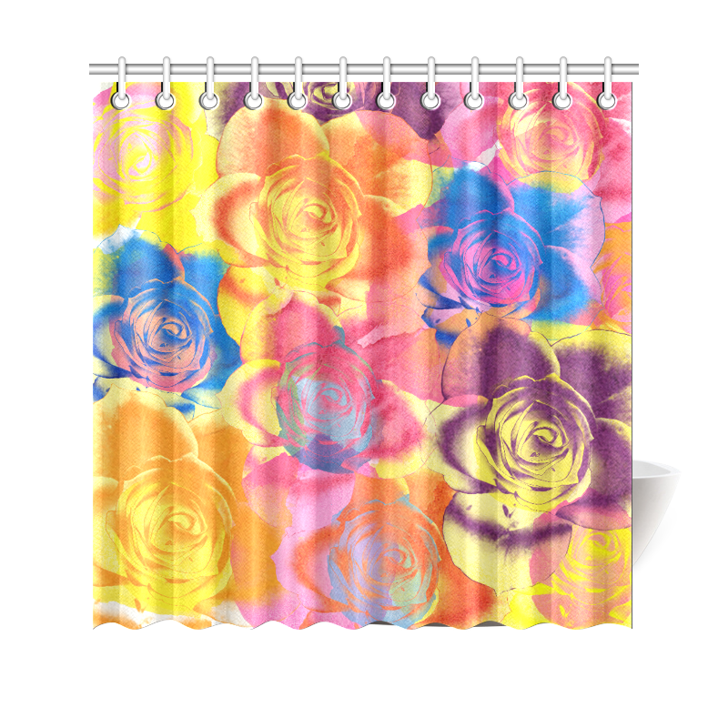 Roses Shower Curtain 69"x70"