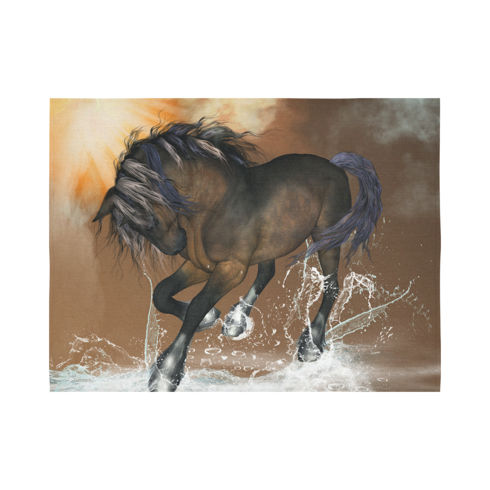 Wonderful horse Cotton Linen Wall Tapestry 80"x 60"