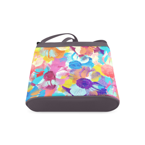 Anemones Flower Crossbody Bags (Model 1613)