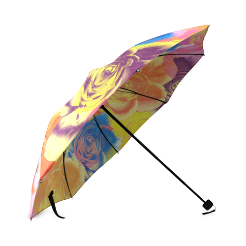 Roses Foldable Umbrella (Model U01)