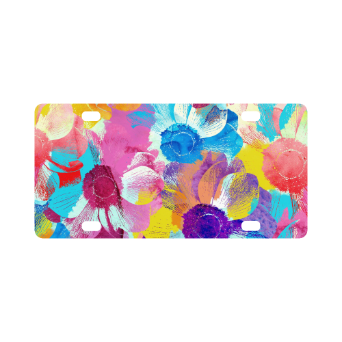 Anemones Flower Classic License Plate