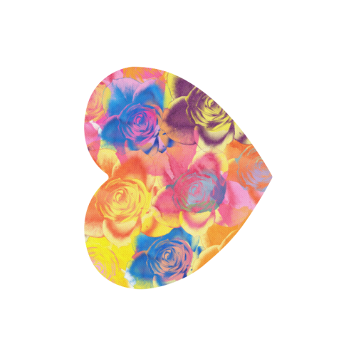 Roses Heart-shaped Mousepad