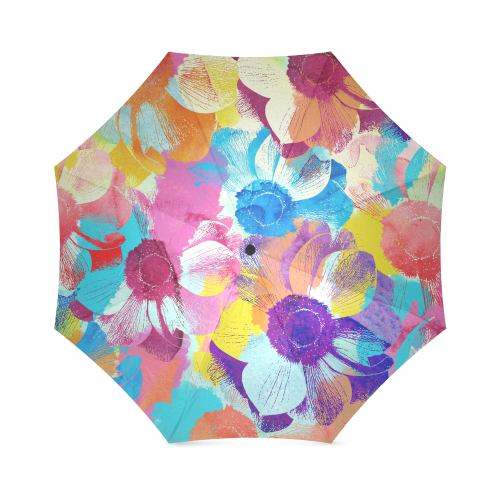 Anemones Flower Foldable Umbrella (Model U01)