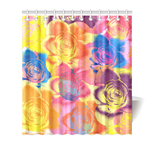 Roses Shower Curtain 66"x72"