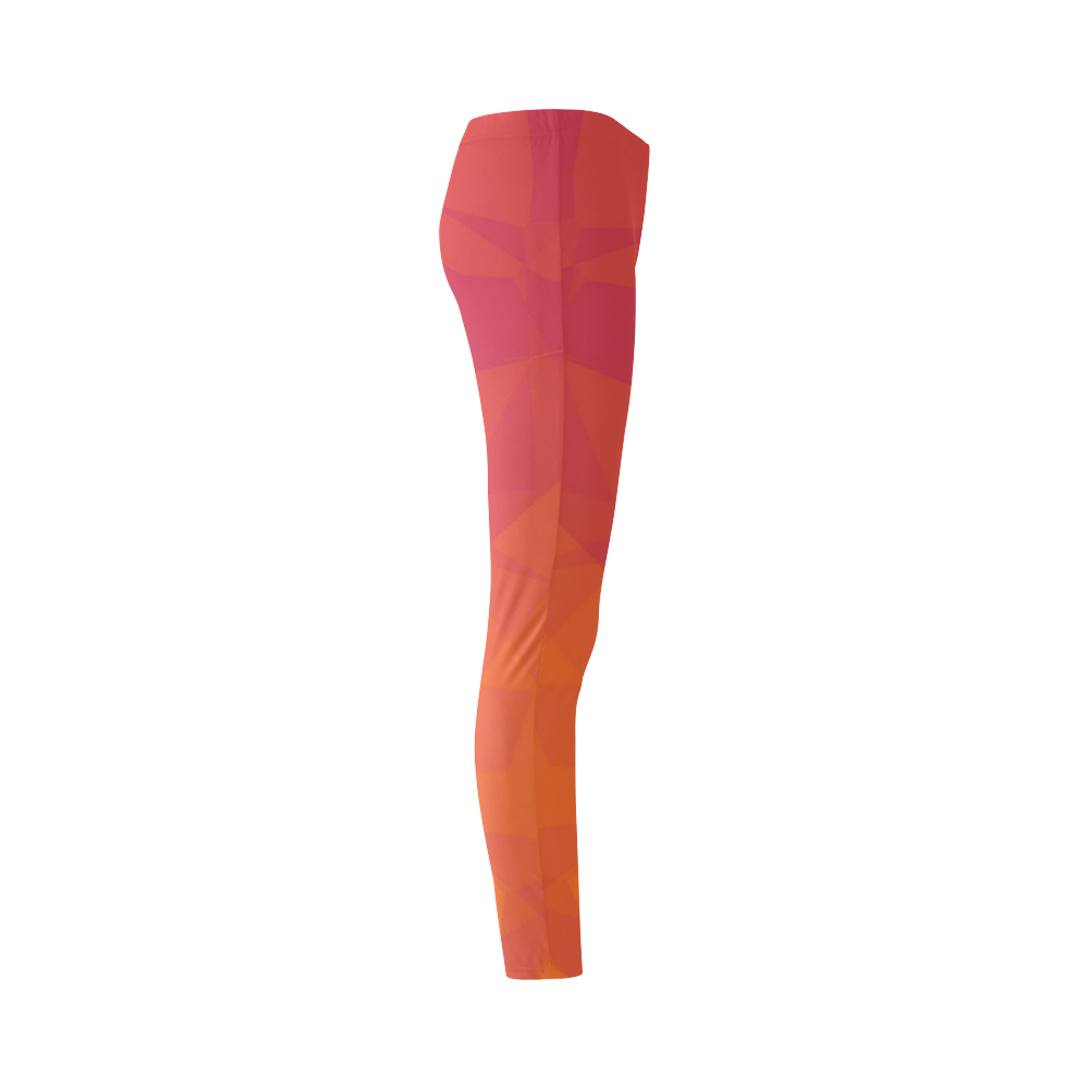 orange jello Cassandra Women's Leggings (Model L01)
