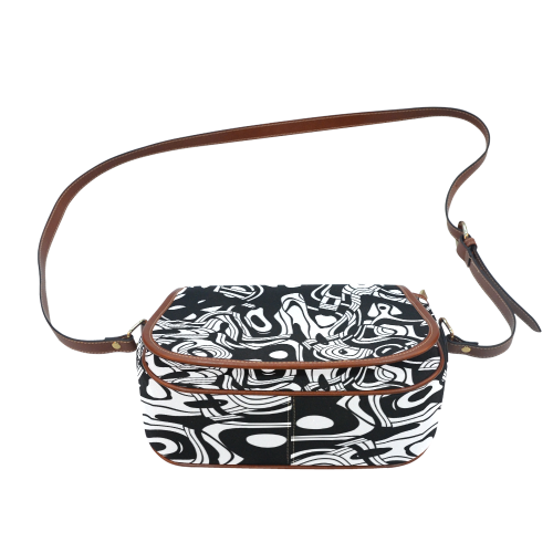 squiggly Saddle Bag/Small (Model 1649) Full Customization