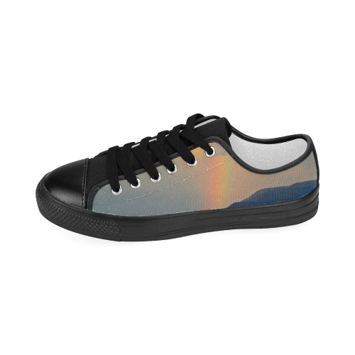 Rainbow Walk Women's Classic Canvas Shoes (Model 018)