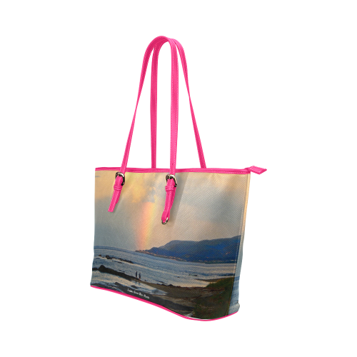 Rainbow Walk Leather Tote Bag/Small (Model 1651)