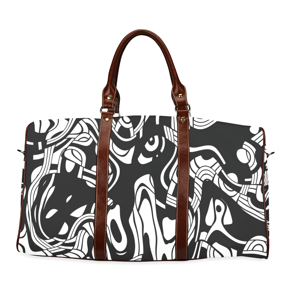 squiggly Waterproof Travel Bag/Small (Model 1639)