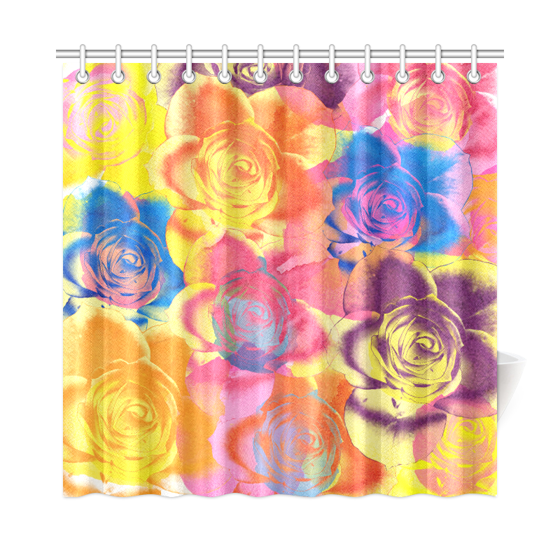 Roses Shower Curtain 72"x72"