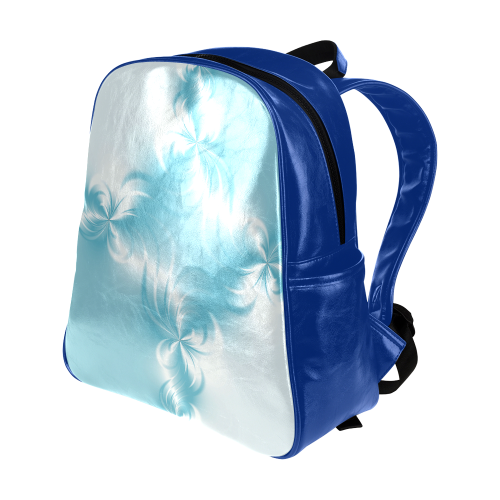 Twisted Blue Pearl Multi-Pockets Backpack (Model 1636)