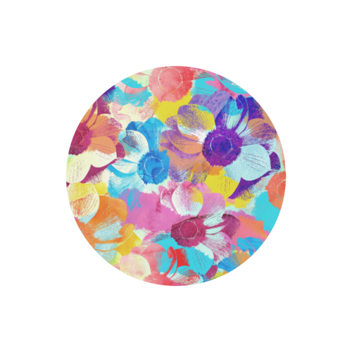 Anemones Flower Round Mousepad