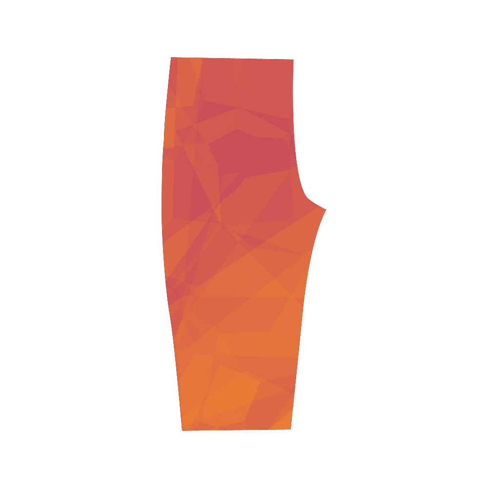 orange jello Hestia Cropped Leggings (Model L03)