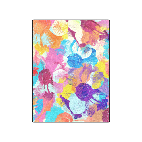 Anemones Flower Blanket 50"x60"