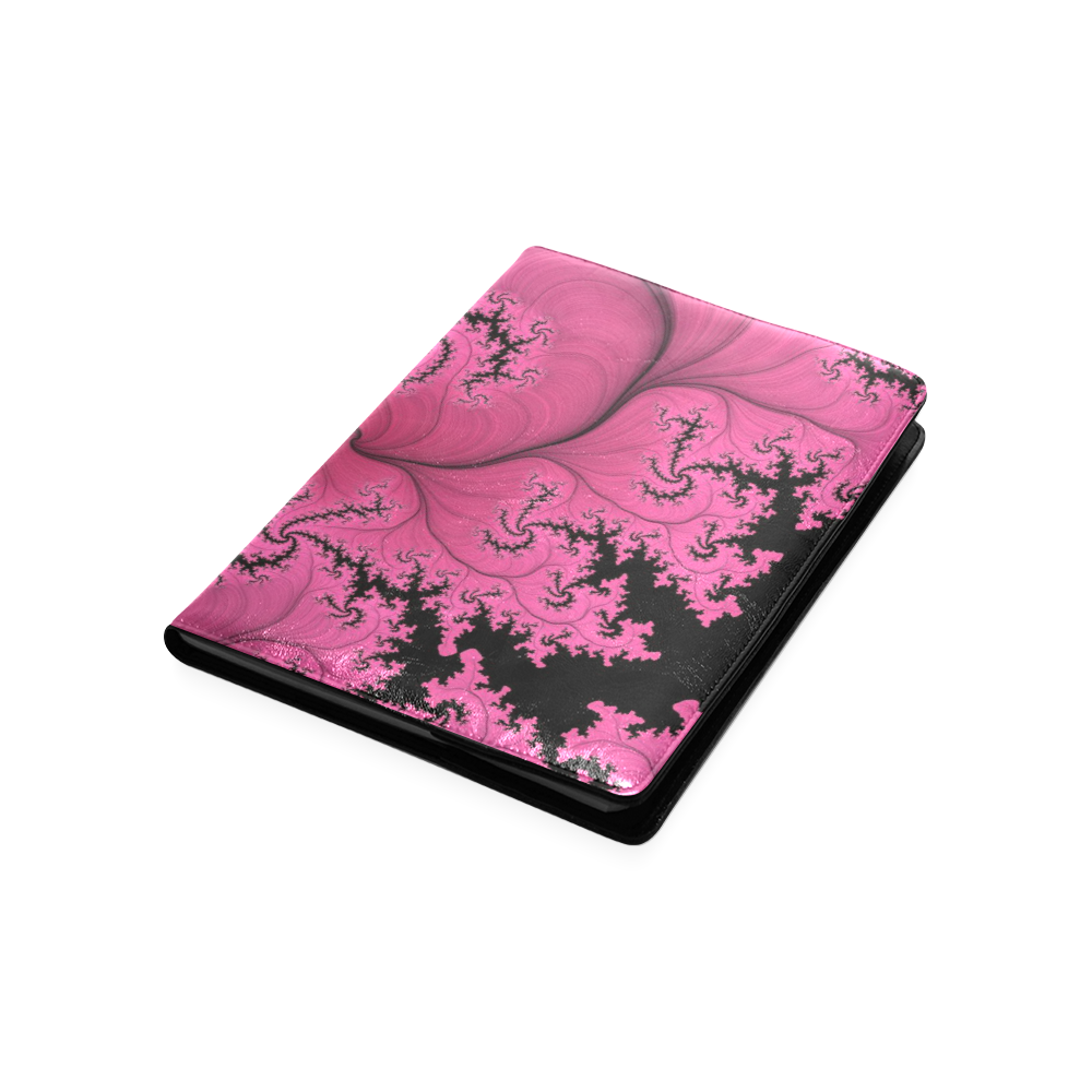 pink and black fractal Custom NoteBook B5