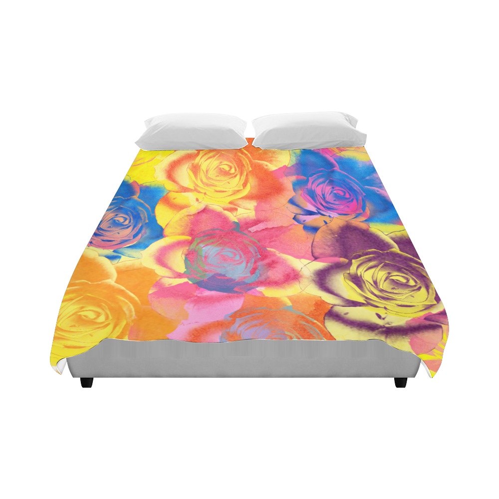 Roses Duvet Cover 86"x70" ( All-over-print)