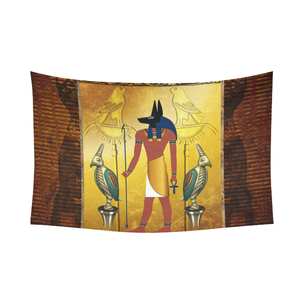 Anubis the god Cotton Linen Wall Tapestry 90"x 60"