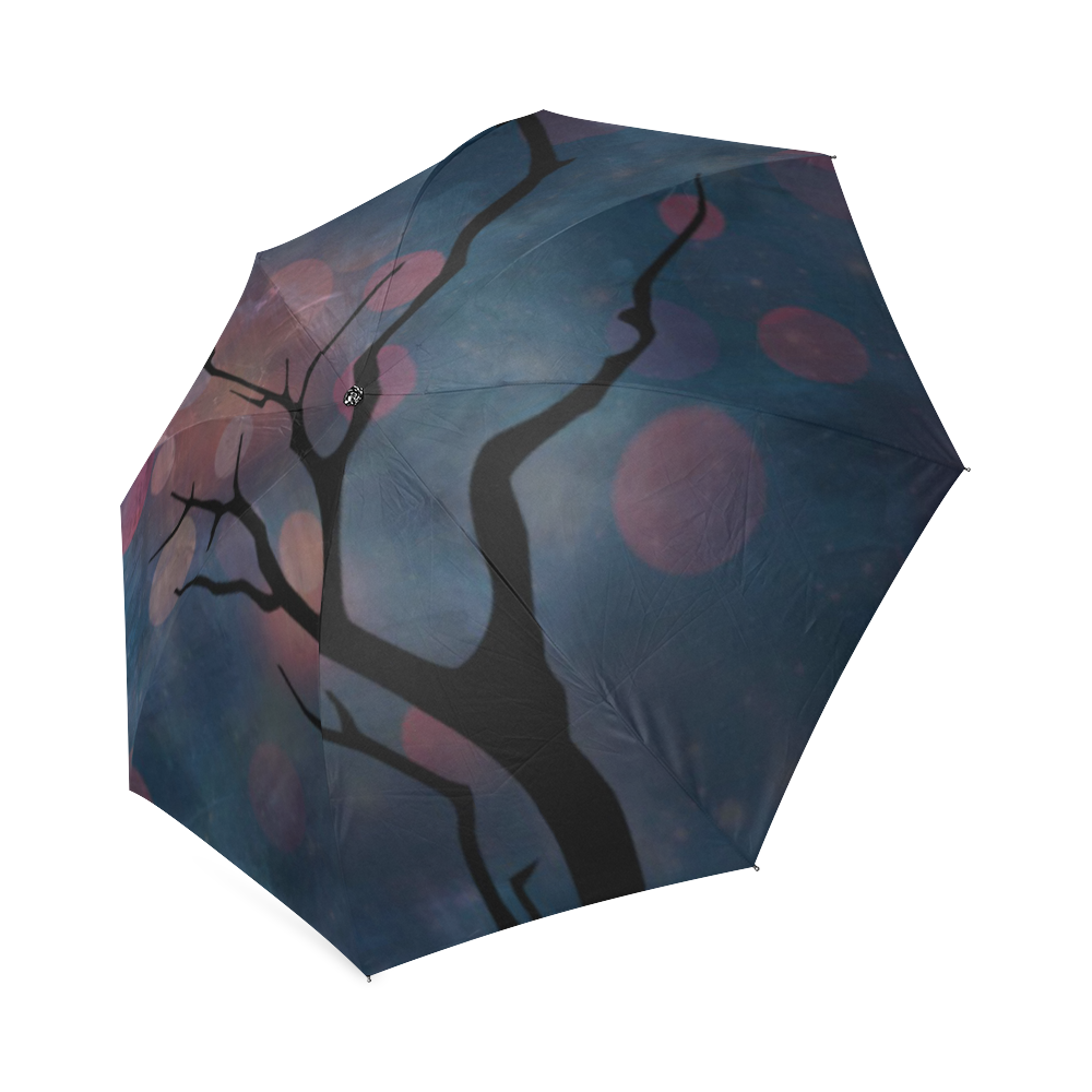 midnight stroll Foldable Umbrella (Model U01)