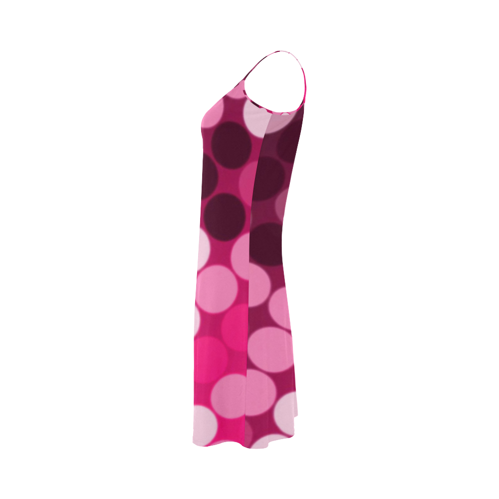 Pink Spots Alcestis Slip Dress (Model D05)