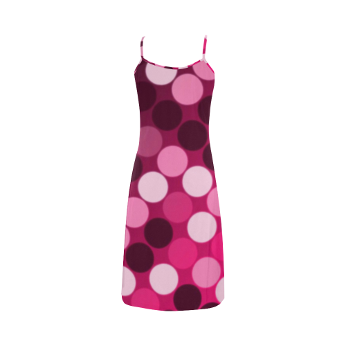 Pink Spots Alcestis Slip Dress (Model D05)