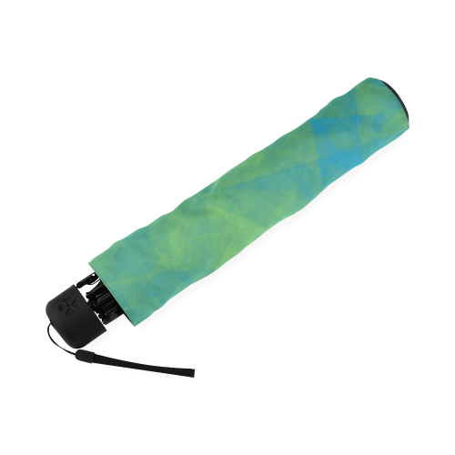 blue and green Foldable Umbrella (Model U01)