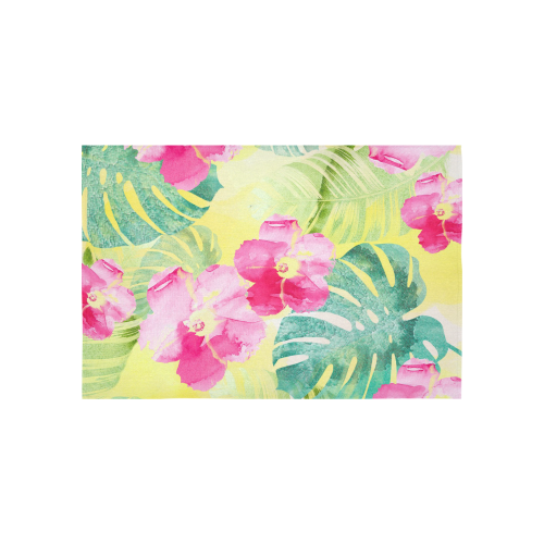 Tropical Dream Cotton Linen Wall Tapestry 60"x 40"