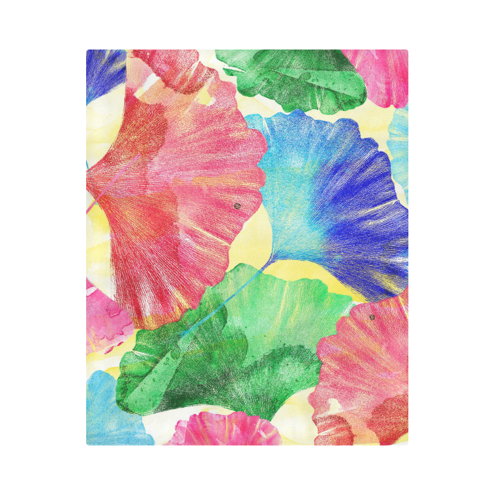 Ginkgo Leaves Duvet Cover 86"x70" ( All-over-print)