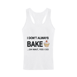 I don't always bake oh wait yes I do! Plus-size Men's I-shaped Tank Top (Model T32)