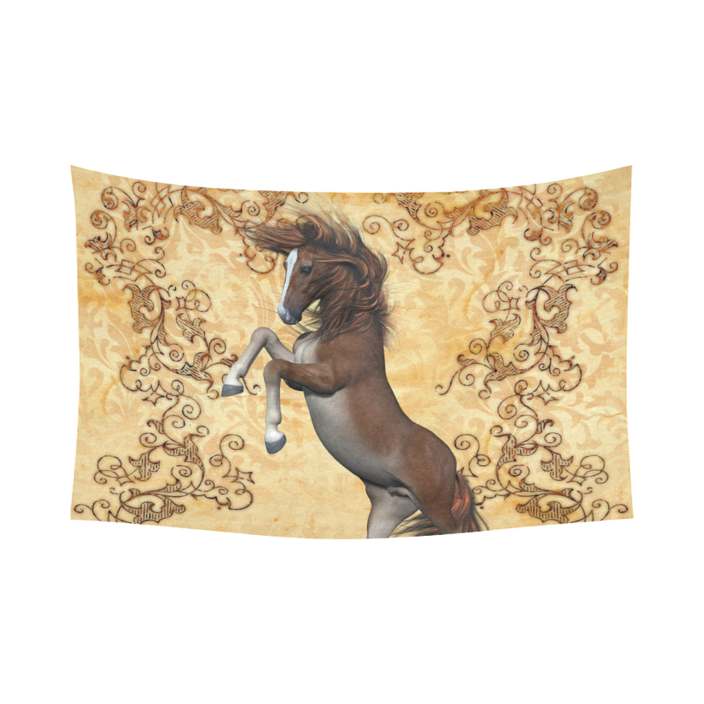Awesome horse Cotton Linen Wall Tapestry 90"x 60"
