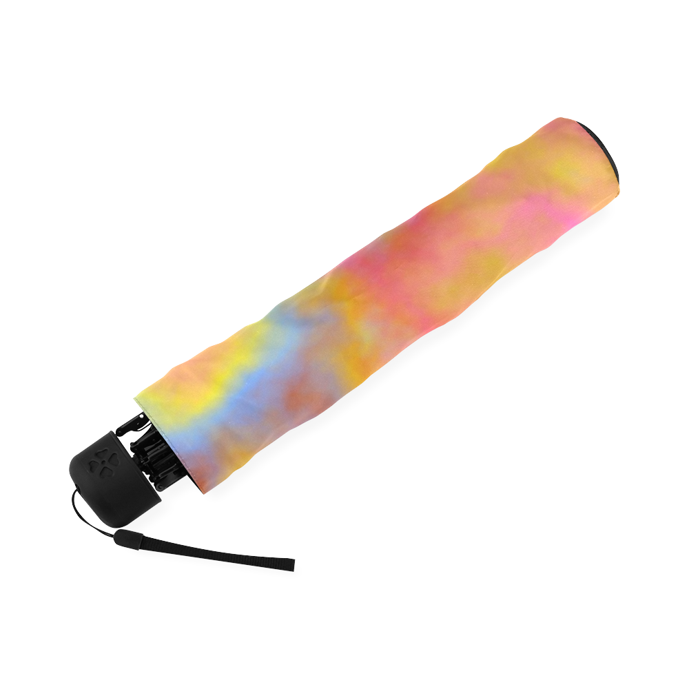colorful cloud art Foldable Umbrella (Model U01)