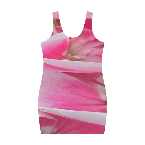 Pretty Pink Flora Medea Vest Dress (Model D06)