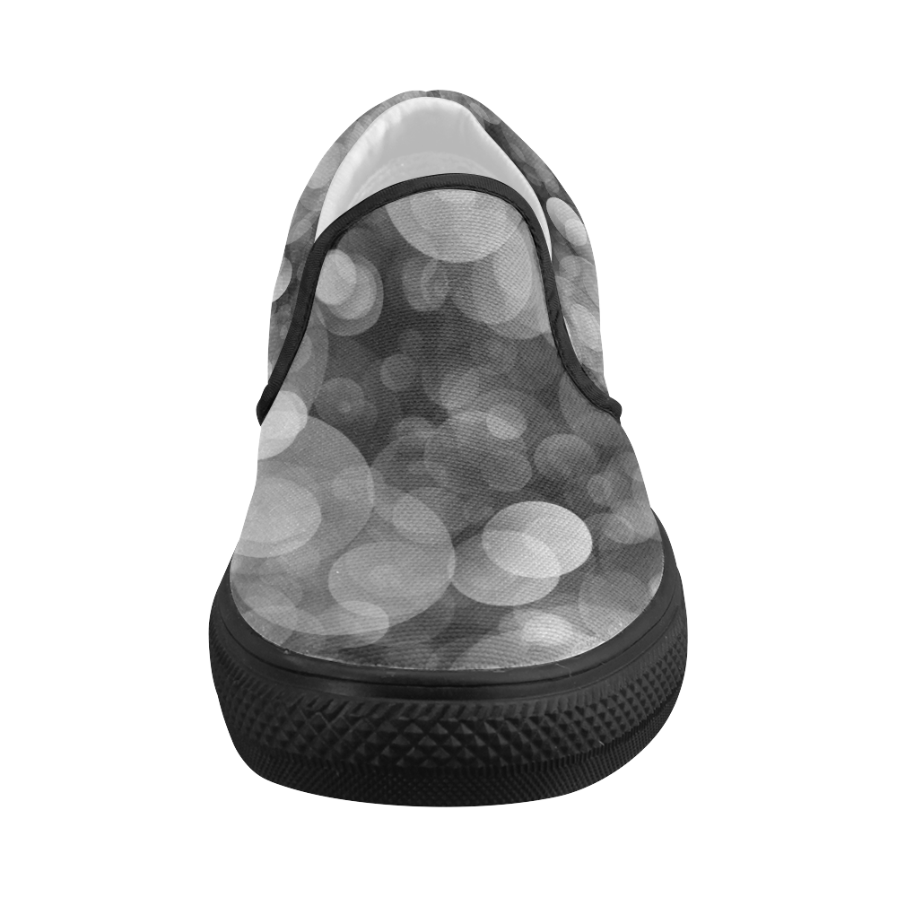 Bubbles012 Women's Slip-on Canvas Shoes (Model 019)