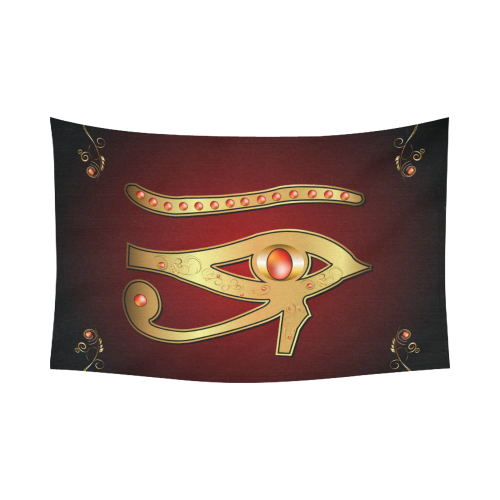 The all seeing eye Cotton Linen Wall Tapestry 90"x 60"